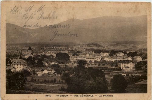 Yverdon, Vue generale, La prairie