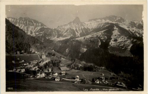Les Avants, Vue generale