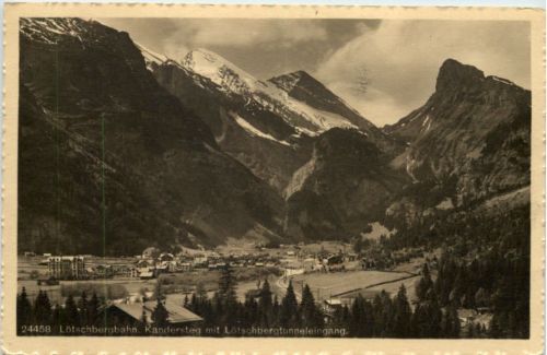 Kandersteg, Lötschbergbahn