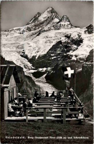 Grindelwald, Berg-Restaurant Fist und Schreckhorn