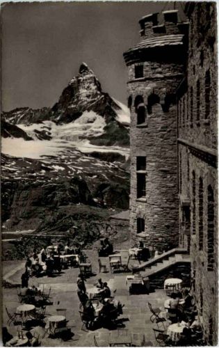 Hotel Gornergrat mit Matterhorn