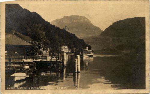 Gersau, Schiffsankunft Hotel Seehof