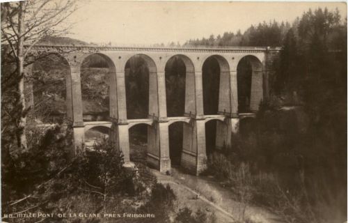 Fribourg, Pont de la Glane pres Fribourg