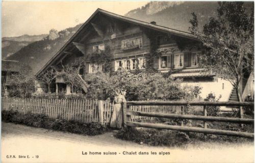 Le home suisse - Chalet dans les alpes