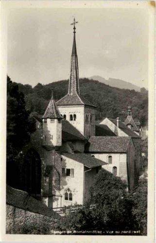 Temple de Romainmotier, Vue au nord