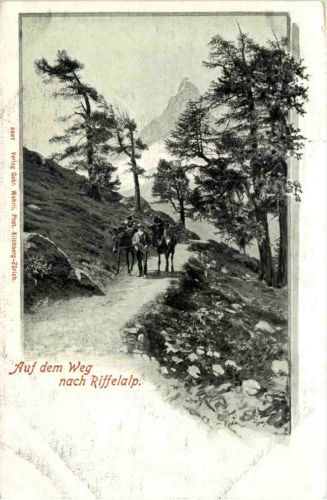 Auf dem Weg nach Riffelalp
