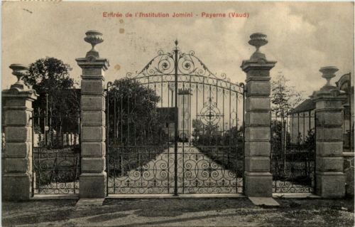 Payerne, Entree de L´Institution Jomini