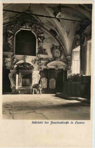 Luzern, Sakristei der jesuitenkirche