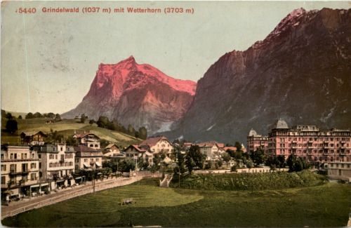 Grindelwald mit Wetterhorn