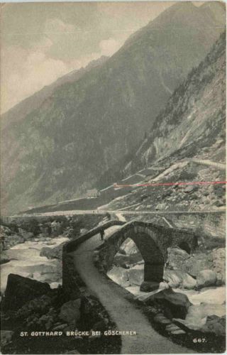 Gotthard Brücke bei Göschenen