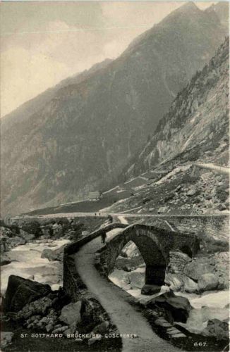 Gotthard Brücke bei Göschenen