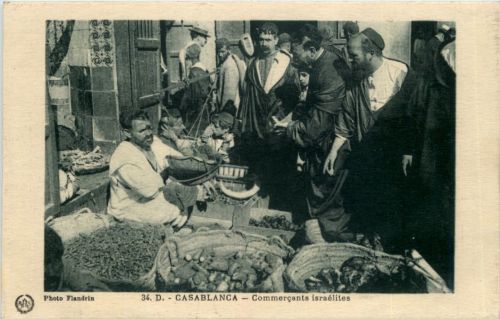 Casablanca - Commercants israelites - Judaika