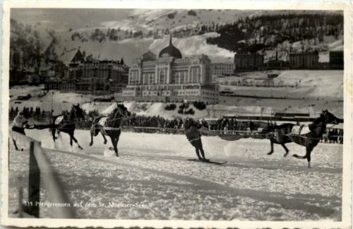 St. Moritz - Pferderennen auf dem St. Moritzer See
