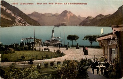 Alpnachstad - Blick vom Hotel Pilatus