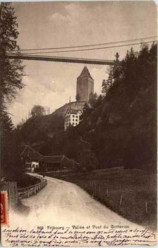 Fribourg - Vallee et Pont du Gotteron
