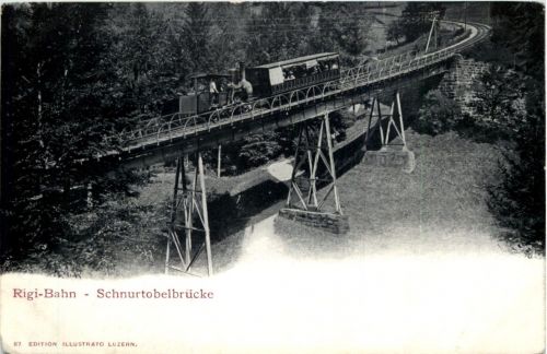 Rigi-Bahn - Schnurtobelbrücke