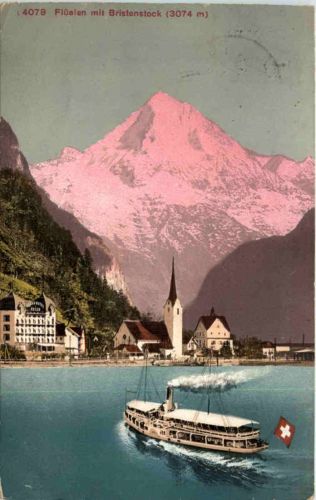 Flüelen mit Bristenstock