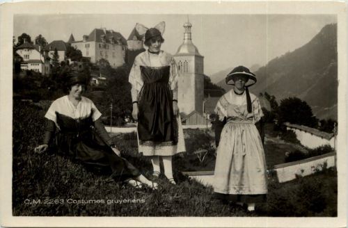 Gruyeres - Costumes gruyeriens