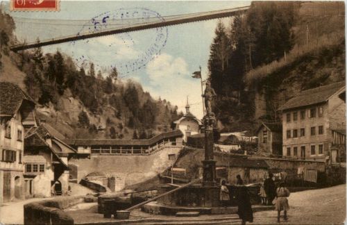 Fribourg - Fontaine de la Fidelite