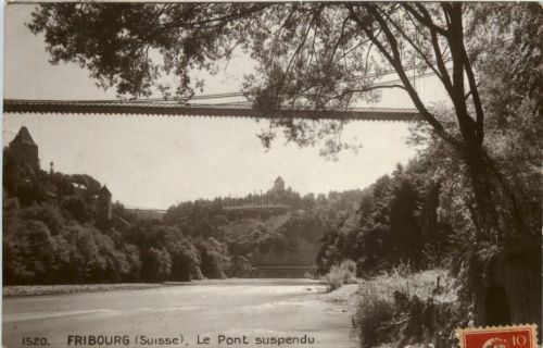 Fribourg - Le Pont suspendu
