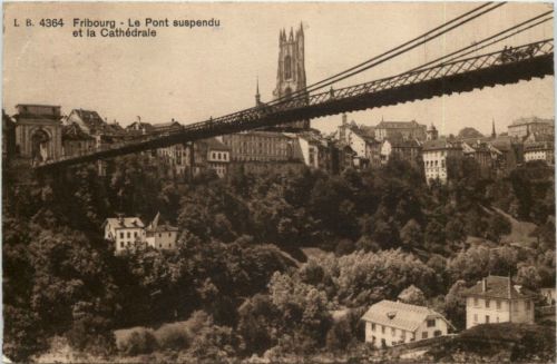 Fribourg - Le Pont suspendu