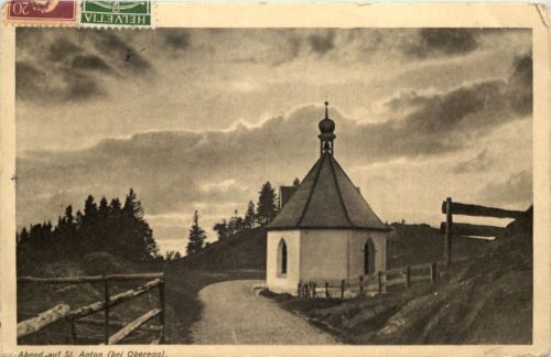Bei Oberegg - Abend auf St. Anton