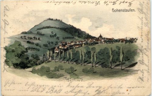 Hohenstaufen - Künstler-AK Eugen Felle
