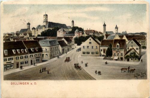 Dillingen a. D. - Künstler-AK Eugen Felle