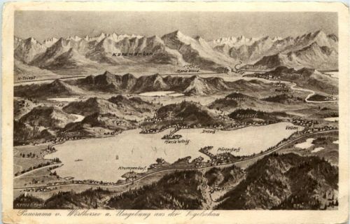 Wörthersee und Umgebung - Künstler-AK Eugen Felle