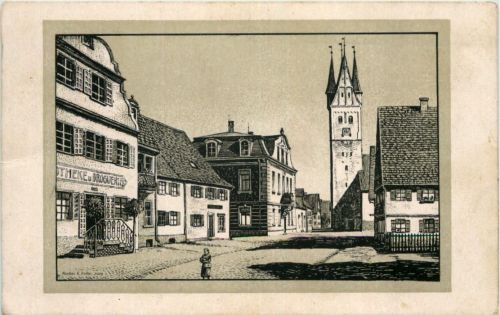 Dietenheim - Künstler-AK Eugen Felle