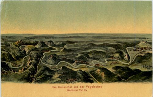 Donauthal Tuttlingen - Künstler-AK Eugen Felle