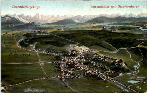 Grönenbach - Künstler-AK Eugen Felle