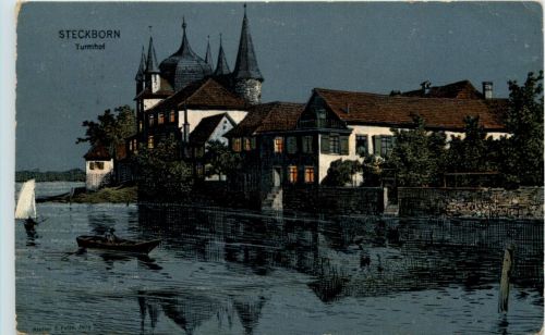 Steckborn - Turmhof - Künstler-AK Eugen Felle