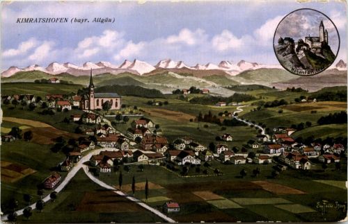 Kimratshofen Allgäu - Künstler-AK Eugen Felle