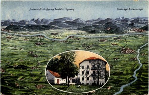 Bad Münchshöfen und Umgebung - Künstler-AK Eugen Felle