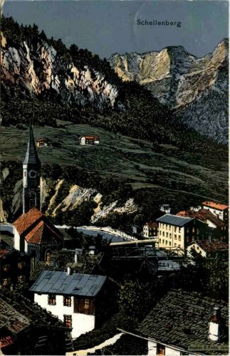 Schellenberg - Künstler-AK Eugen Felle