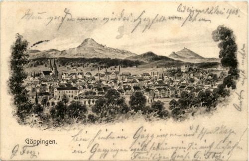 Göppingen - Künstler-AK Eugen Felle