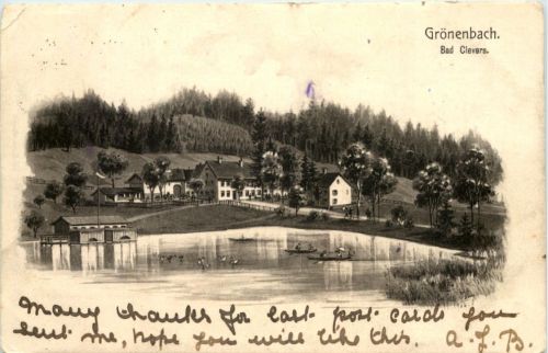 Grönenbach - Bad Clevers - Künstler-AK Eugen Felle