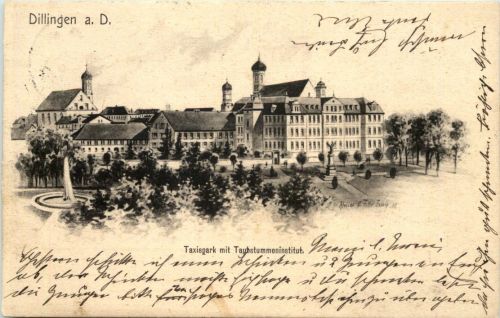 Dillingen a. D. - Künstler-AK Eugen Felle