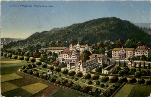 Jordanbad bei Biberach - Künstler-AK Eugen Felle