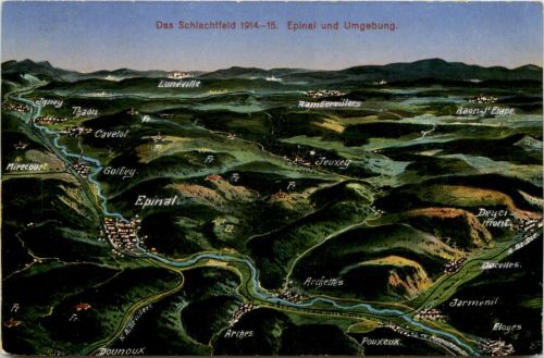 Schlachtfeld in den Vogesen - Epinal und Umgebung