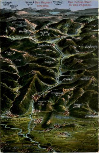 Schlachtfeld in den Vogesen - Reichenweier