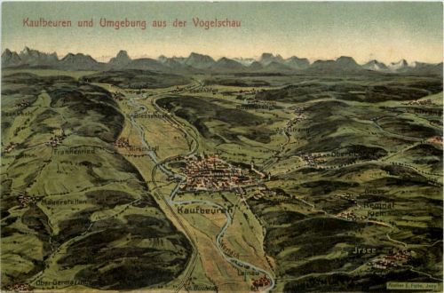 Kaufbeuren und Umgebung - Künstler-AK Eugen Felle