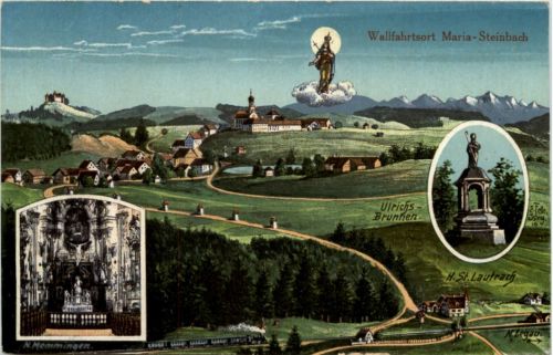 Wallfahrtsort Maria Steinbach - Künstler-AK Eugen Felle