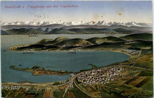 Radolfzell und Umgebung - Künstler-AK Eugen Felle
