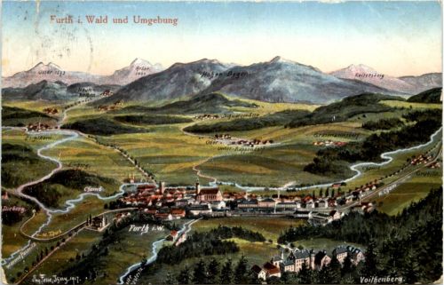 Furth i. Wald - Künstler-AK Eugen Felle