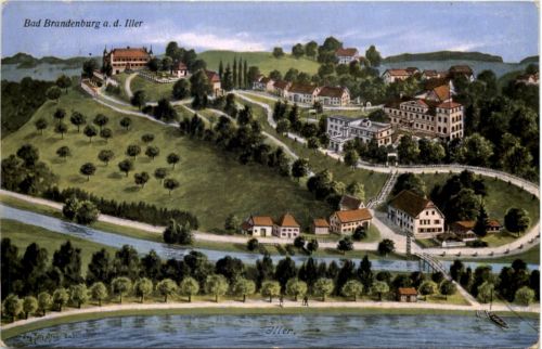 Bad Brandenburgg - Künstler-AK Eugen Felle