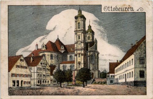 Ottobeuren - Künstler-AK Eugen Felle