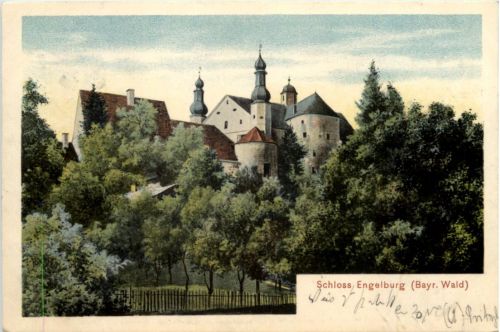 Schloss Engelburg - Künstler-AK Eugen Felle