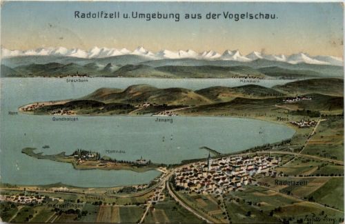 Radolfzell und Umgebung - Künstler-AK Eugen Felle
